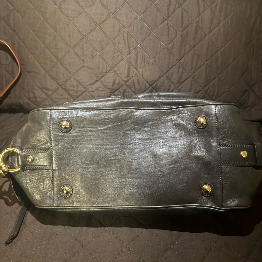 Coach Black Leather Shoulder Bag - Picture 5 of 13